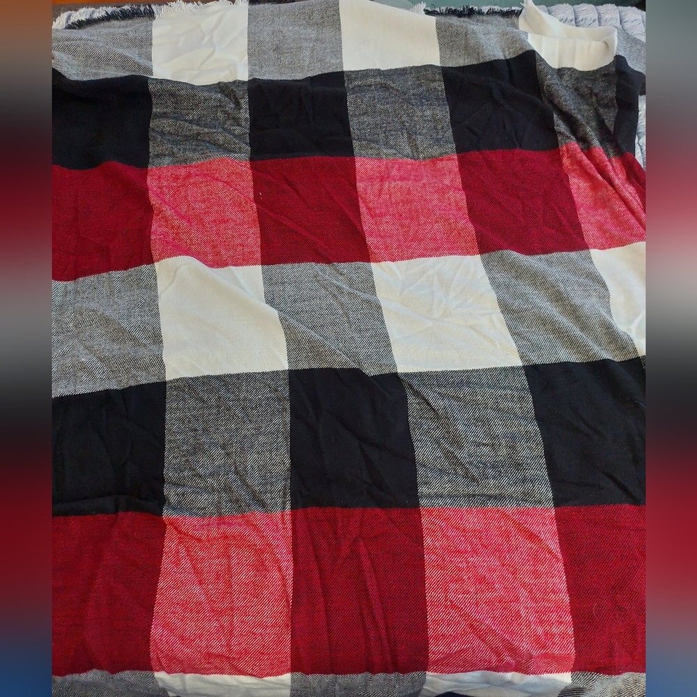Square Plaid‎ scarf/shawl